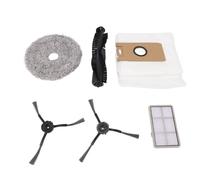 Jiawu Ensemble d'accessoires pour Aspirateur Robot, Kit de Remplacement Facile avec Filtre de Brosse Principale, Brosse Latérale, Tampon de Nettoyage, Sac à Poussière pour H1 MIE DEWE Point ORBIT
