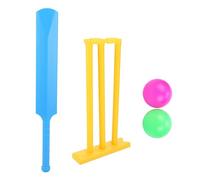 Jiawu Ensemble de Cricket pour Enfants, Batte et Balle en ABS, pour Jeu de
