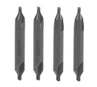 Jiawu Ensemble de Forets Centraux, Matériau en Acier Rapide de 2,5 Mm, Foret Central d'atelier de Conception de Cannelure à Copeaux élargie avec Ensemble de 10 Pièces pour Perceuses d'établi,