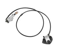 Jiawu Ensemble de Frein Hydraulique Arrière, Durable, Système de Freinage Complet pour VTT, Quad, Go-Cart, Kart, Convient aux Mini-vélos, Remplacement Mécanique Professionnel