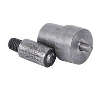 Jiawu Ensemble de Moules à œillets à Pression Manuelle, Outil de Poinçonnage Manuel de 10mm pour l'installation de Rivets à Pression (5,0 mm)