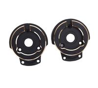 Jiawu Ensemble de Poids de Couverture de Portail Avant RC, Ensemble de 2 Plaques Symétriques en Laiton pour Modèle de Voiture 1/10 VP F10 pour Une Correspondance et Une Protection Précises