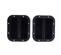 Jiawu Ensemble de Poignées de Haut-Parleur Robustes en Métal pour Grandes Enceintes de Scène 7,01 X 5,98 Pouces, Paquet de 2, Idéal pour Les Musiciens et Les DJ