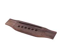 Jiawu Ensemble de Remplacement de Pont de Guitare Acoustique, Plus Dur que le Plastique, Meilleure Teinte, Matériau en Palissandre Dur, Ensemble de Pont de Guitare Acoustique, Pièces de de avec