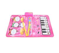 Jiawu Ensemble de Tapis de Danse 2 en 1 pour Piano, Tapis de Jeu Musical pour Tout-Petits, de Jeu pour Piano avec Matériau Doux et Sûr et Design Portable pour Les Tout-Petits, Utilisation en