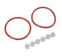 Jiawu Ensemble d'étanchéité en Caoutchouc Premium d'étanchéité avec 2 avec un Anneau et 6 Tranches D'adaptateur SNOD Revox, Installation sans Effort pour les Amateurs de Dispositifs (GREY)