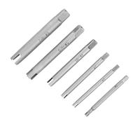 Jiawu Ensemble d'Extracteur de Tarauds Cassés en Acier Rapide - Extracteur de Vis Dénudées pour un Retrait Facile des Vis et Boulons Rouillés, Cassés ou corrodés. (Ensemble de 6 pièces)