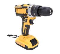 Jiawu Ensemble Perceuse sans Fil et clé à Chocs au Lithium, Ensemble combiné 3 en 1 pour une variété de Tâches en Métal/bois/PVC avec Lumière LED pour une Utilisation Intérieure et Extérieure (Prise