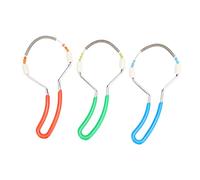 Jiawu Épilatrice de Printemps Filetages en Caoutchouc Léger - Retonnement en Poils pour la Peau Lisse Rouge 3pcs