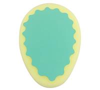Jiawu Éponge d'épilation, 1 Tampon Exfoliant Double Face Réutilisable et Indolore, épilateur pour le Visage avec d'épilation Rose et Lubrification de la Peau Verte pour la Peau Lisse de la Lèvre