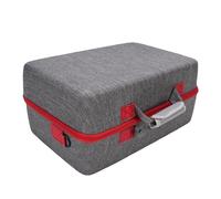 Jiawu Étui de Transport Rigide pour Console de Grande capacité, Sac de Protection de Stockage Double Couche pour Manettes , Casque, Câbles USB, étui de Voyage pour Les Amateurs de Jeux (Grey)