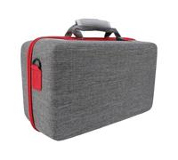 Jiawu Étui de Transport Rigide pour Console de Jeu Slim Home, Grande capacité, Antidérapant, pour Contrôleur, Sac de Voyage adapté aux Utilisateurs Slim, en Nylon et EVA (Gray)