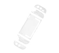 Jiawu Étui Transparent Dockable, Coque Rigide en PC à Absorption des Chocs, Poignée Ergonomique, Housse de Protection Fendue avec Connexion Facile à Dock pour 2