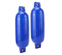 Jiawu Fenders de Bateau 2 Pack, Garde-Boue à Bateau Marin côtelé avec Aiguilles et Cordes, Beaux-Parents de Bateaus pour Amarrer Les Ailes Utilisées en Yacht, 4,33 X 15,75 Pouces
