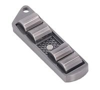 Jiawu Fidget Slider, Pea POD MAGNÉTIQUE MÉTAL Toys Toys pour Les Adultes, TDAH AUTITIME ANXIÉTÉ SOULAGNE (Silver)