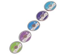 Jiawu Fil à Dessouder en Cuivre 5 Pièces Ensemble de Mèches à Souder 1,5 Mm 2 Mm 2, 3 3, de Largeur 1, M de Longueur Mèche de Soudage à Tresse Plate pour la Réparation de Circuits Imprimés