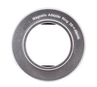 Jiawu Fuji X-E5 X100VI Pare-Soleil carré en Métal Mat Bloqueur de Lumière Intérieure en Alliage D'aluminium Rétro Noir Abat-Jour Magnétique pour Cinéastes et Créateurs de Contenu (Silver)