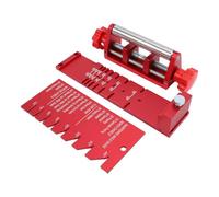 Jiawu Gabarit D'affûtage de Ciseau, Guides D'affûtage du Bois pour Ciseaux et Rabots, Fixation D'angle D'affûtage et Jauge D'angle, Gabarit de Ciseau à Bois en Alliage D'aluminium