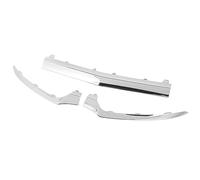 Jiawu Garniture Inférieure de Pare-Chocs Avant, Garniture Chromée Résistante aux Rayures et Protégée Contre Les UV, Pièce de Rechange avec Ensemble de 3 Pièces pour W205 C205 A205 AMG C43