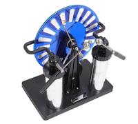 Jiawu Générateur électrostatique, 2 Condensateurs, Poignée à Manivelle, Générateur d'électricité Statique, Moteur à Induction électrostatique avec Décharge d'étincelle pour l'enseignement