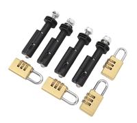 Jiawu Goupilles de Montage de sécurité pour MaxTrax MKII, Kit de 4 Broches de Montage Verrouillables pour Planche de Traction avec Cadenas, Jeu de Goupilles de sécurité Antivol, Haute Résistance,