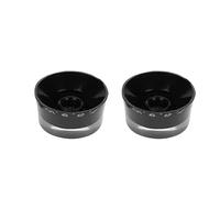 Jiawu Guitare Ton Vitesse Volume Boutons de Contrôle, 4 Pièces, pour | Capuchons de commande en acrylique, échelles colorées, retrait antidérapant, tige standard de 6 mm, pour guitares