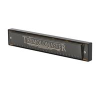 Jiawu Harmonica Professionnel Mouthorgan C Key, Harpe Diatonique 24 Trous pour Débutants, Cadeaux pour Enfants avec Corps en Résine ABS, Couvercle en Acier Inoxydable (noir mat)