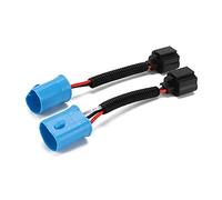 Jiawu Harnais de Câblage de Phare, 12V 24V, Résistant à la Chaleur, | Adaptateur de câblage de feu avant, gaine en PVC, pour Super Duty 1999-2004, module de douille de phare antibrouillard,