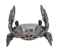 Jiawu Haut-Parleur Bluetooth, Support de Téléphone sans Fil avec Son Surround à 360 Degrés, Support de Téléphone en Forme de Crabe avec Conception Multifonctionnelle pour Bureau, Maison et Bureau