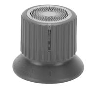 Jiawu Haut-Parleur Magnétique, Petit Haut-Parleur Portable sans Fil avec Bouton de Volume Réglable pour Les Amateurs de Musique à L'extérieur et à L'intérieur, Matériau ABS (Black)