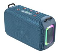 Jiawu Haut-Parleur sans Fil RVB Compact 50 W avec Batterie Longue Durée, Son Haute fidélité - 10,12 X 6,1 X 4,13 Pouces (Blue)