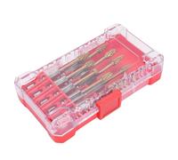 Jiawu Haute-efficacité 1/4 Pouce Six - Tige de Transport Wolfram -stahl trehbur pour le Polissage et la Gravure Précis, pour les Hommes Artisanaux, 10 Pcs de Fichiers Rotatifs