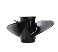 Jiawu Hélice Hors-Bord Performance Optimale 3 Pales 10 5/8X12 Hélice pour Bateau 2 Temps 4 Temps Métal