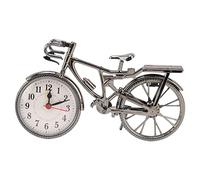 Jiawu Horloge de Bureau, Horloge de Table de Vélo sur Support, Horloge de Bureau en Métal, Horloge de Cheminée Décorative, à Piles Vélo en Antique pour Votre Décoration D'intérieur