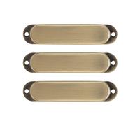 Jiawu Housse de Micro à Bobine Unique pour Guitare électrique, Réduction du Bruit, Ensemble de 3 Pièces en Cuivre de qualité Supérieure, Coque de Micro à Bobine Unique pour Guitare électrique avec