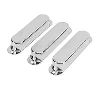 Jiawu Housse de Micro à Bobine Unique pour Guitare électrique, Réduction du Bruit, Ensemble de 3 Pièces en Cuivre de qualité Supérieure, Coque de Micro à Bobine Unique pour Guitare électrique avec