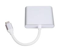 Jiawu Hub 3 en 1 de Type C, Station d'accueil USB C DisplayPort 8K avec Port PD de Charge Rapide et Conception en Alliage D'aluminium, pour Téléphones et Ordinateurs Portables