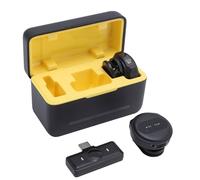 Jiawu Influence du Kit sans Fil de Microphone Lavalier 2.4G Revern Mic, équipement D'enregistrement Professionnel pour Les Entretiens de Transmission Vidéo