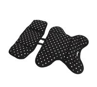 Jiawu Insert de Siège de Voiture pour bébé, Coussin de Soutien en Mousse de Polyester Souple pour Nouveau-nés, Doublure de Poussette avec Appui-tête Double Couche et Poignées en Silicone pour Sièges