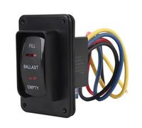 Jiawu Interrupteur de polarité Inversée, IP68 Résistant à l'eau DC12 V 30 A 24 V 15 A RV Interrupteur de Stabilisation de Puissance, de polarité d'inversion de Bateau avec Installation Facile pour