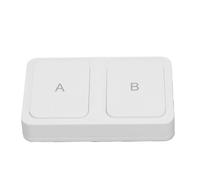 Jiawu Interrupteur Intelligent sans Fil, Contrôleur 2 Touches avec Actions Programmables pour Appareils