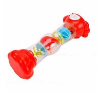 Jiawu Jouet Sensoriel Rainmaker, Hochet Rotatif Multifonctionnel avec Perles Rotatives, Sablier, Effets Sonores de Pluie, Jouet Rainmaker, Bâton de Pluie, Musical pour bébé avec Construction en