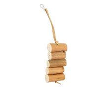 Jiawu Jouets à Mâcher Résistants aux Morsures pour Perroquets, Bâtons en Bois Sola Log pour Perruche Calopsitte, Meulage des Dents, Soulagement de l'ennui, Jouet à Mâcher en Bois Naturel pour