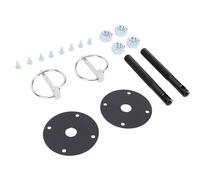 Jiawu Kit à Broches Autoube Easy Installation Motor Motor Hood Pin pour les Modèles de Voiture Polyvalente