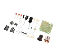 Jiawu Kit Amplificateur Audio LM386, Module Électronique Super Mini, pour | Carte PCB FR4-A, 3-12 V DC, haut-parleur 0,5 W-10 W, kit de soudure facile, pour électronique intelligente