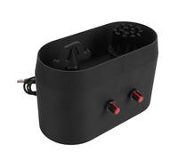 Jiawu Kit de nettoyage pour porte-filtre à café, support de nettoyage pour porte-filtre expresso avec brosse de précision et bac récupérateur de marc anti-éclaboussures