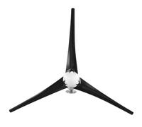 Jiawu Kit de Petites éoliennes 1200W, Aimant Permanent à 3 Pales, pour Chargement Domestique, Bateau, Camping-Car (Black #16)