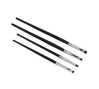 Jiawu Kit de Pinceaux pour Fard à Paupières, Petite Tête, Cheveux Denses, Doux, Kit de Pinceaux de Maquillage, de de Maquillage pour les Yeux avec Ensemble de 4 Pièces pour Fard à Paupières,