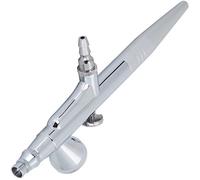 Jiawu Kit de Pulvérisation d'Aérographe Professionnel - Aérographe de Peinture à Alimentation par gravité à Action Unique, Pistolet à Air en Cuivre pour le Maquillage, la Peinture de Figurines, le
