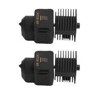 Jiawu Kit de Remplacement Hot End pour Imprimantes 3D, Buse en Acier Inoxydable Haute Performance 0.2mm pour Impression Avancée (2PCS)